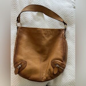 Danier brown leather purse